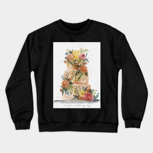 Congratulations Wedding Greeting Card Crewneck Sweatshirt